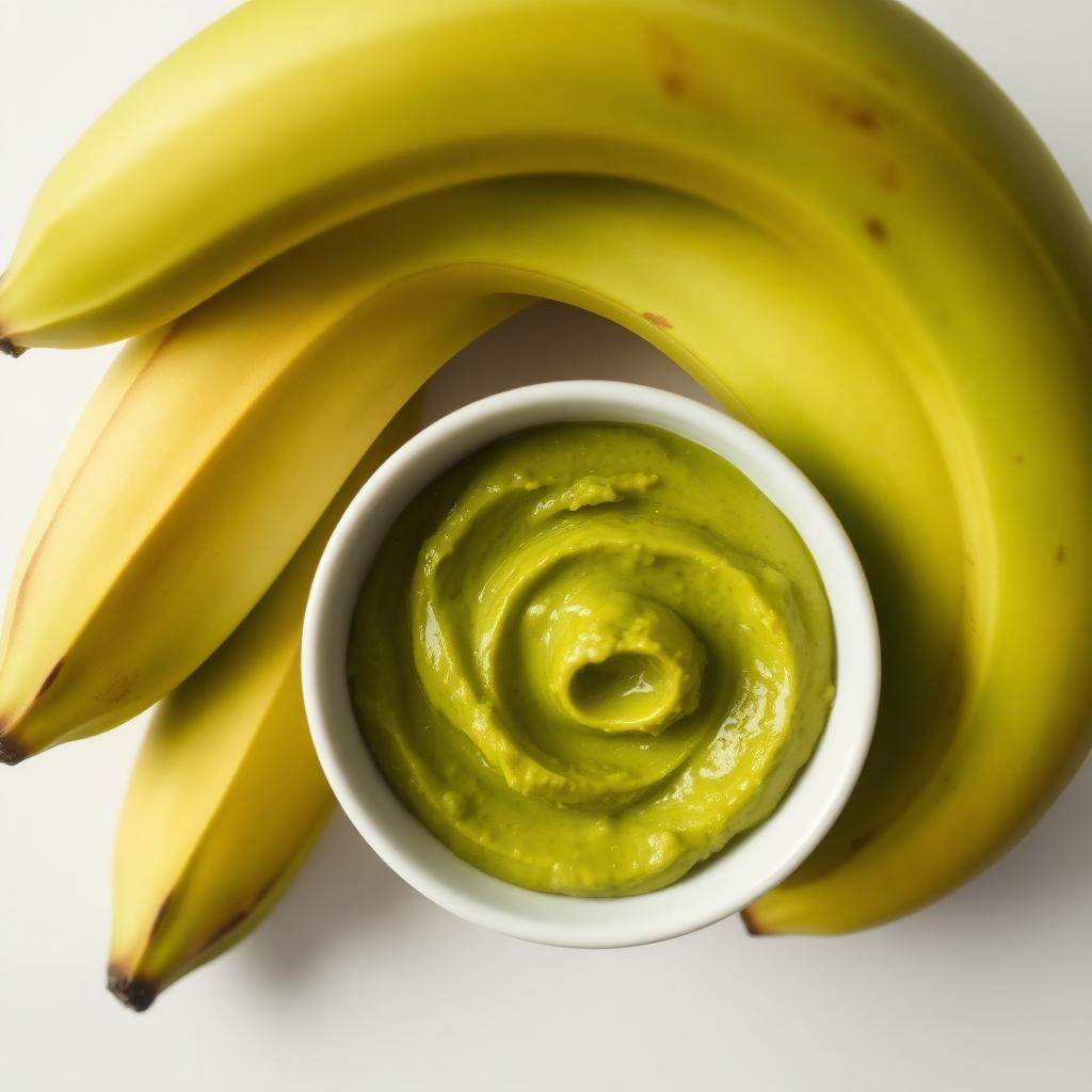 Biomasa de plátano verde