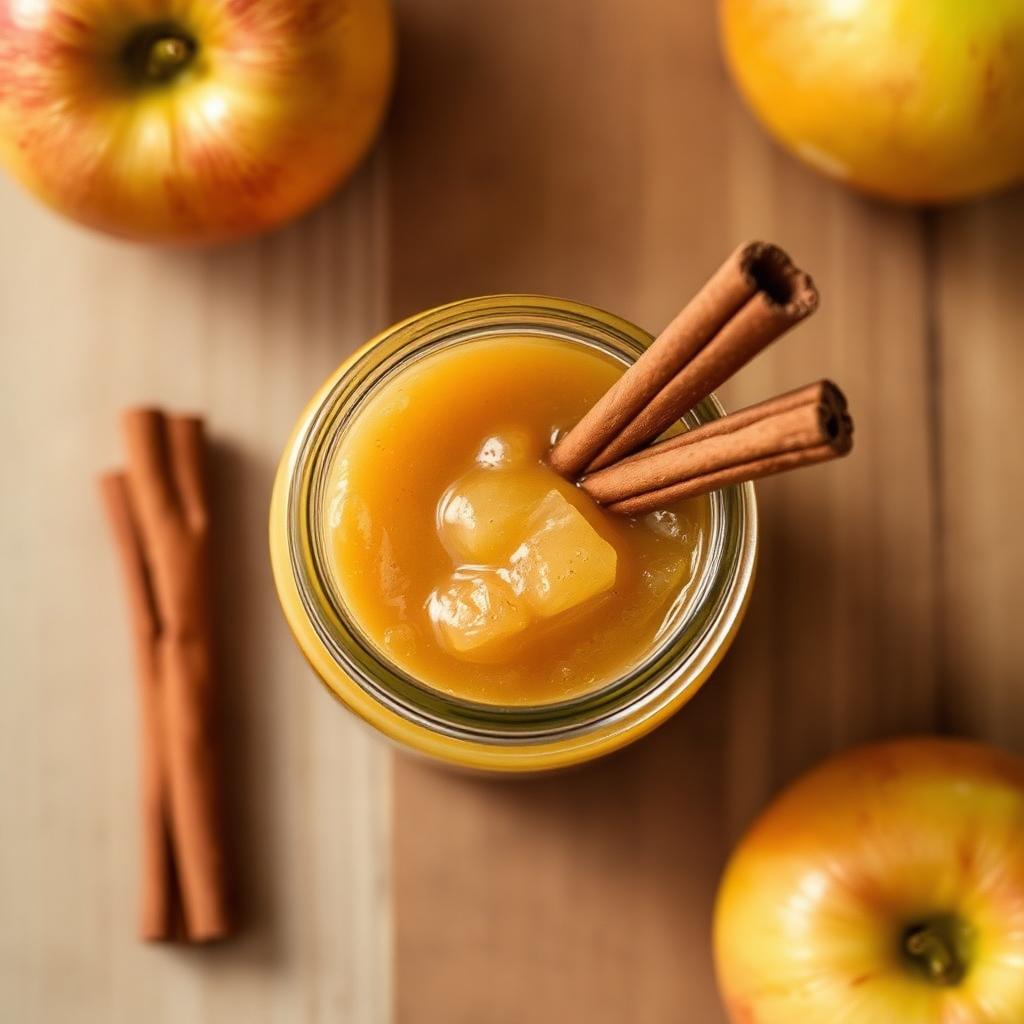 Puré de manzana prebiótico